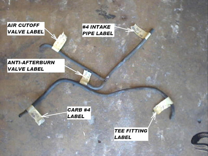 Honda GoldWing GL1200 Carburetor Vacuum Hose Routing | Randakk's Blog