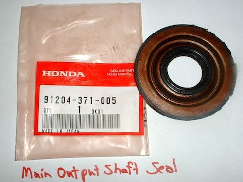 Main Output seal part number