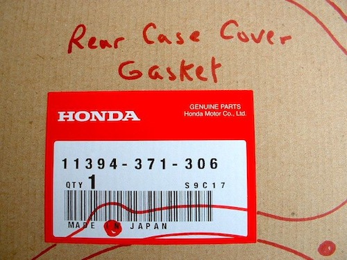 Rear Case Cover Gasket Number