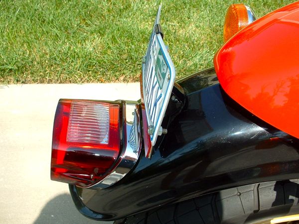 Taillight and License Bracket
